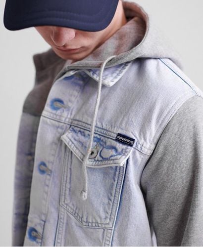 Chaqueta vaquera con capucha Highwayman Trucker - Superdry - Modalova