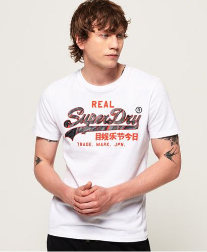 Camiseta de camuflaje de peso medio con el logotipo Vintage Logo - Superdry - Modalova