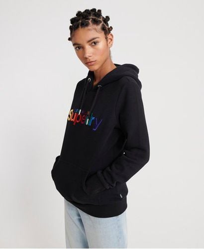 Sudadera clásica con capucha y bordado Rainbow - Superdry - Modalova