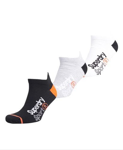 Sport Pack de tres pares de calcetines tobilleros Coolmax - Superdry - Modalova
