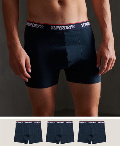 Pack de 3 calzoncillos bóxer clásicos de algodón orgánico - Superdry - Modalova