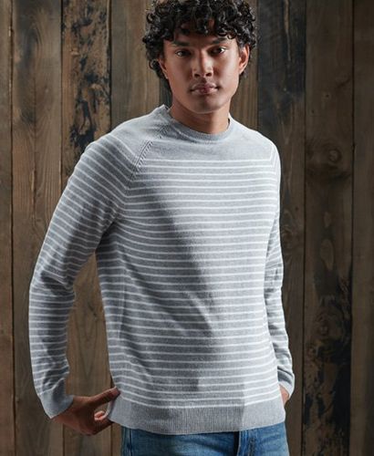 Jersey de algodón a rayas con cuello redondo de la colección Ora - Superdry - Modalova