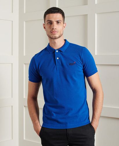 Polo de piqué de algodón orgánico de manga corta - Superdry - Modalova