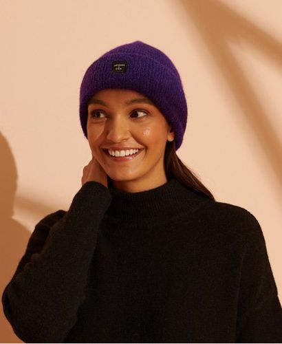 Women's Super Lux Beanie Purple / Bright Violet - Size: 1SIZE - Superdry - Modalova