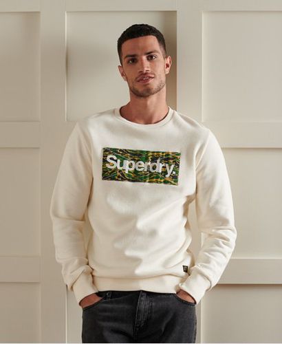 Sudadera de cuello redondo con logotipo de lona Core - Superdry - Modalova