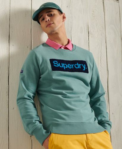 Core Workwear Loopback-Sweatshirt mit Logo - Superdry - Modalova
