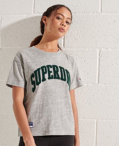 Camiseta de corte cuadrado Varsity Arch - Superdry - Modalova