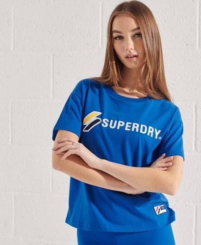 Camiseta gráfica de corte cuadrado Sportstyle - Superdry - Modalova