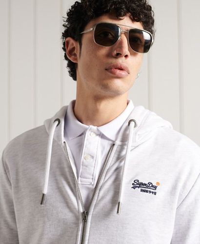 Sudadera clásica de rizo de algodón con capucha y cremallera de - Superdry - Modalova