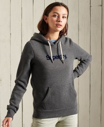 Sudadera afelpada con capucha y logo Core - Superdry - Modalova