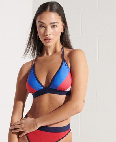 Top de bikini triangular fijo Sport - Superdry - Modalova