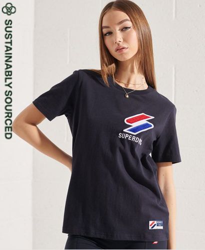 Camiseta de chenilla de algodón orgánico Sportstyle - Superdry - Modalova