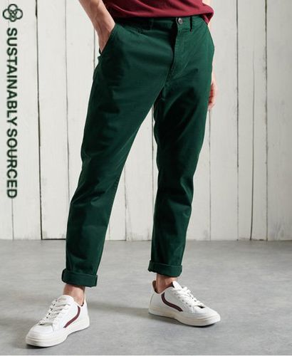 Pantalones chinos ajustados de algodón orgánico Core - Superdry - Modalova