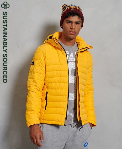 Men's Hooded Fuji Jacket Yellow / Warm Yellow - Size: Xxxl - Superdry - Modalova