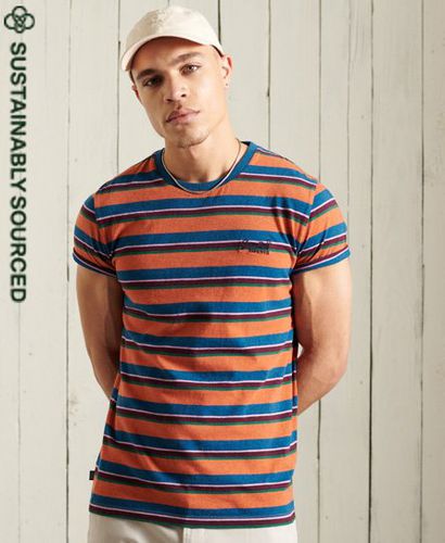 Camiseta de algodón orgánico a rayas de la colección Orange Labe - Superdry - Modalova