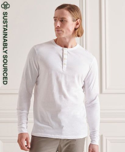 Camiseta ligera de algodón orgánico con cuello panadero Essentia - Superdry - Modalova
