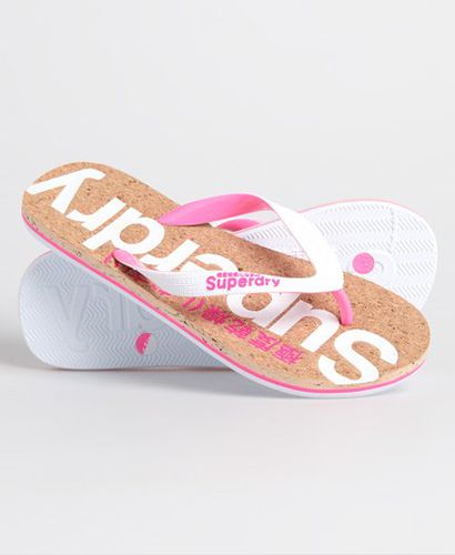 Women's Cork Flip Flop White / Optic - Size: S - Superdry - Modalova