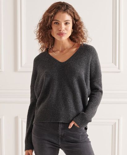 Lässiger Strickpullover mit V-Ausschnitt - Superdry - Modalova