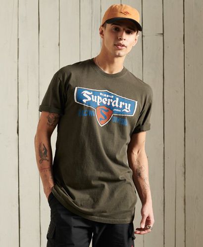 Camiseta de corte cuadrado con estampado gráfico de estilo boho - Superdry - Modalova