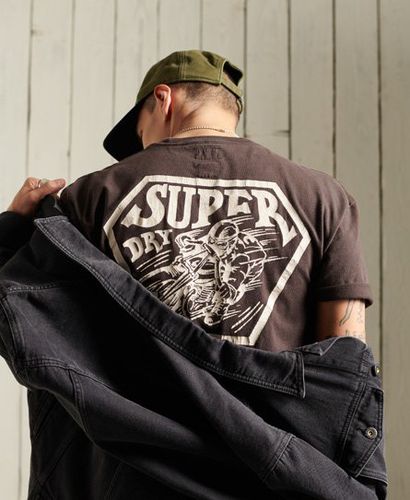 Camiseta de corte cuadrado con estampado gráfico de estilo boho - Superdry - Modalova