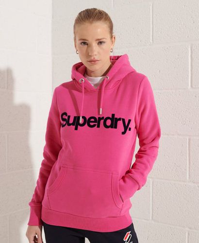 Sudadera afelpada con capucha y logo Core - Superdry - Modalova