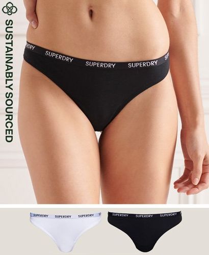 Pack de 2 tangas de algodón orgánico Harper - Superdry - Modalova