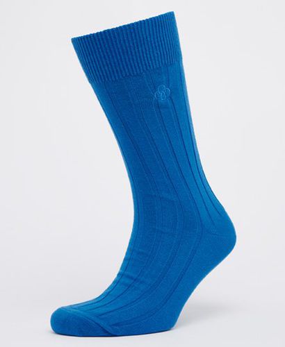 Unisex Organic Cotton Core Rib Socks Blue / Classic Blue - Size: S/M - Superdry - Modalova