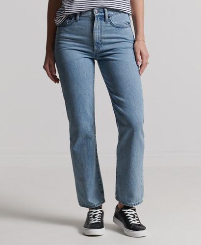Damen Gerade Jeans mit Hohem Bund - Größe: 32/30 - Superdry - Modalova