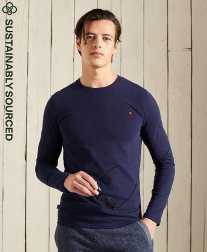 Men's Organic Cotton Vintage Embroidered Top Navy / Rich Navy - Size: XS - Superdry - Modalova