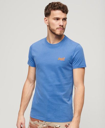 Men's Organic Cotton Essential Logo T-Shirt / Monaco - Size: L - Superdry - Modalova