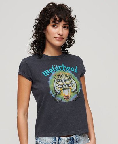 Damen Motörhead x Band-T-Shirt mit Flügelärmeln - Größe: 44 - Superdry - Modalova