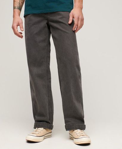 Herren Arbeiterhose mit 5 Taschen - Größe: 32/32 - Superdry - Modalova