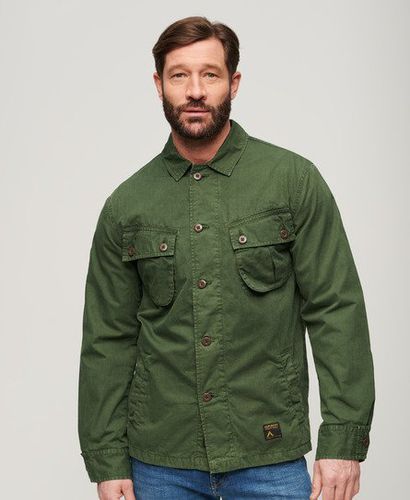 Men's Military Overshirt Jacket Green / Army Green - Size: L - Superdry - Modalova