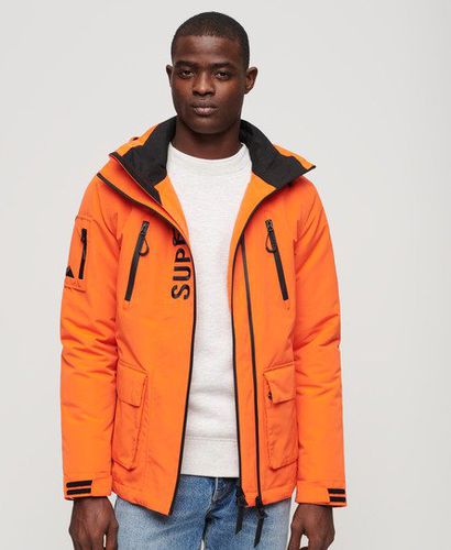 Mens Slim Fit Quilted Ultimate Windbreaker Jacket, Orange, Size: L - Superdry - Modalova
