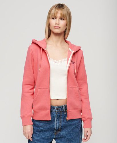 Women's Essential Kapuzenjacke mit Logo - Größe: 44 - Superdry - Modalova