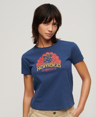 Women's x Komodo Ganesh Fitted T-Shirt / Supermarine - Size: 10 - Superdry - Modalova