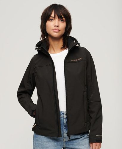 Women's Hooded Softshell Jacket - Size: 10 - Superdry - Modalova