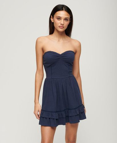 Women's Bandeau-Minikleid mit Spitze im 50er-Jahre-Stil - Größe: 44 - Superdry - Modalova