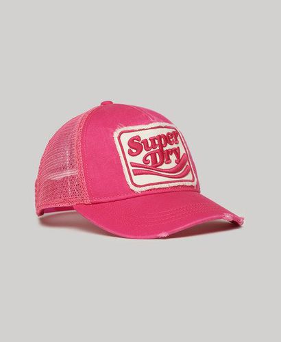 Women's Fluro Mesh Trucker Cap Pink / Fluro Pink - Size: 1SIZE - Superdry - Modalova