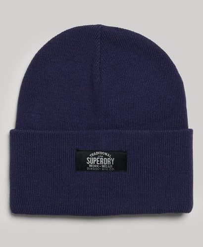 Women's Classic Knitted Beanie Blue / Patriot Blue - Size: 1SIZE - Superdry - Modalova