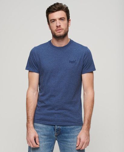 Men's Organic Cotton Essential Logo T-Shirt Blue / Bright Blue Marl - Size: M - Superdry - Modalova