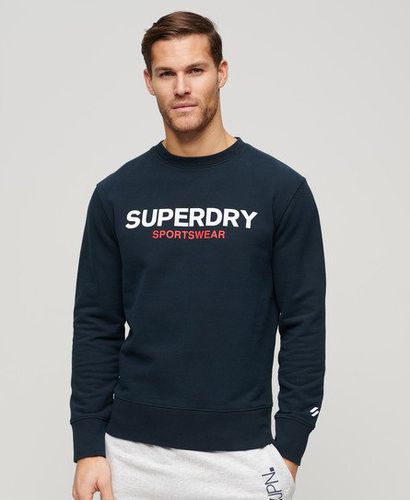 Men's Sportswear Logo Loose Crew Sweatshirt Navy / Eclipse Navy - Size: L - Superdry - Modalova