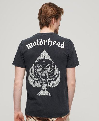 Men's Motörhead x Limited Edition Band T-Shirt Black / Mid Back In Black - Size: L - Superdry - Modalova