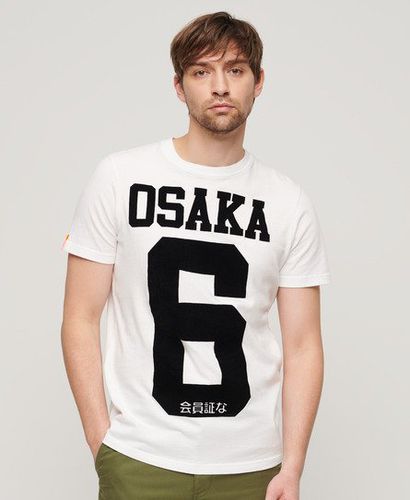 Men's Osaka 6 Mono Standard T-Shirt / Optic - Size: L - Superdry - Modalova