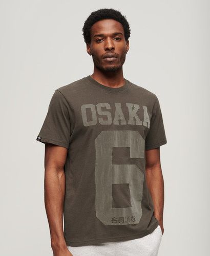 Men's Osaka Graphic T-Shirt Black / Vintage Black - Size: S - Superdry - Modalova