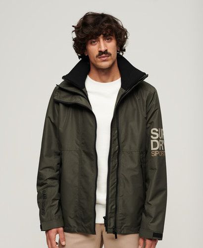 Men's Hooded Yachter SD Windbreaker Jacket Khaki / Army Khaki - Size: M - Superdry - Modalova