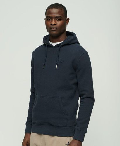 Men's Essential Logo Hoodie Navy / Eclipse Navy - Size: Xxl - Superdry - Modalova