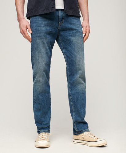 Men's Vintage Slim Straight Jeans Blue / Mercer Mid Blue - Size: 28/32 - Superdry - Modalova