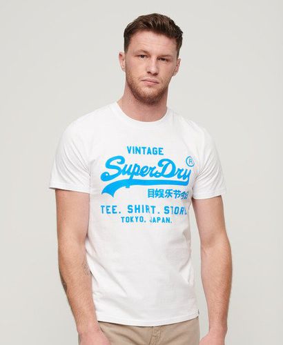 Men's Neon T-Shirt White / Optic - Size: S - Superdry - Modalova