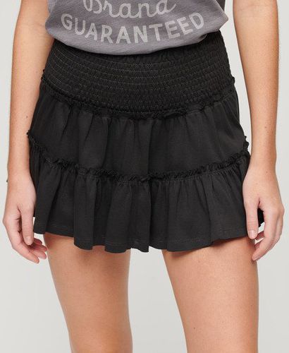 Women's Tiered Jersey Mini Skirt - Size: 10 - Superdry - Modalova
